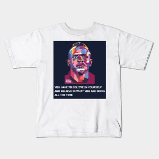 best quotes from sadio mane in WPAP Kids T-Shirt